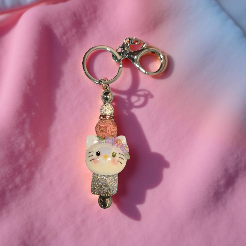 HELLO KITTY PURSE CHARM/KEYRING
